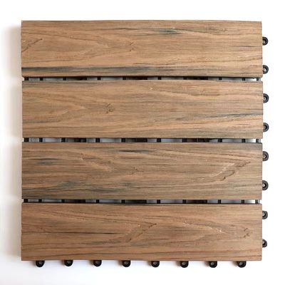 白い携帯用DIY Wpcの容易なデッキ台地の屋内Wpcの壁パネル310 X22 Mm