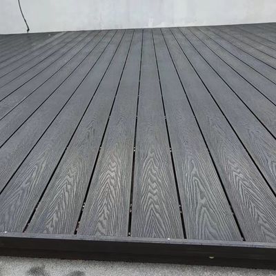 屋外の家は木製のプラスチック合成のフロアーリングCoをDecking 50mm突き出た飾る